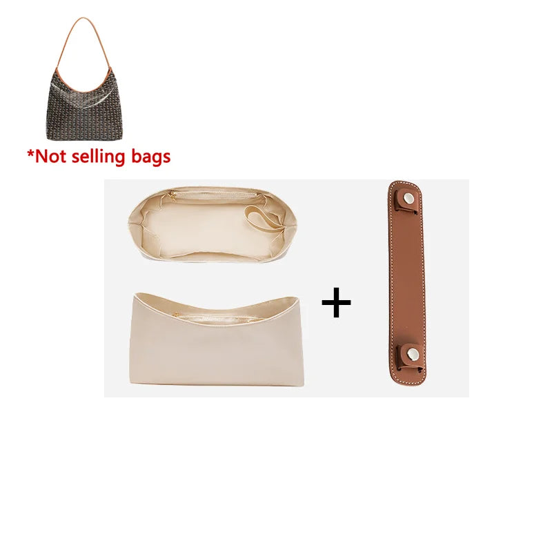 Bag Organizer Insert For Hobo Durable Fashion Wateproof Gift Bag Support Storage Inner Modification Bag Accessories