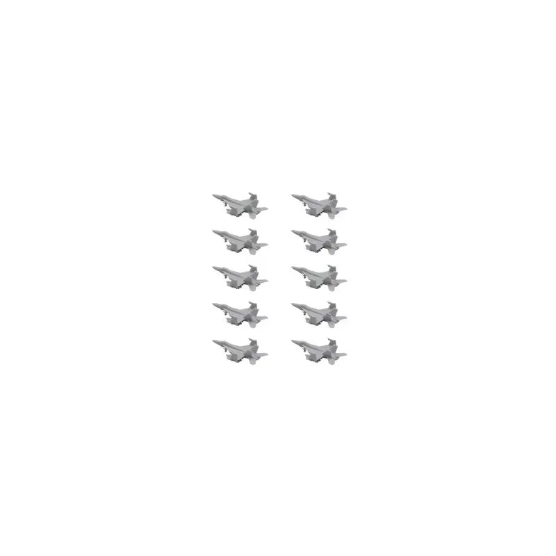 10PCS Model Length 7/26/45.5/52mm F-18E Super Hornet Shipborne Attacking Aircraft Folded Wing Children Interactive Military Toys