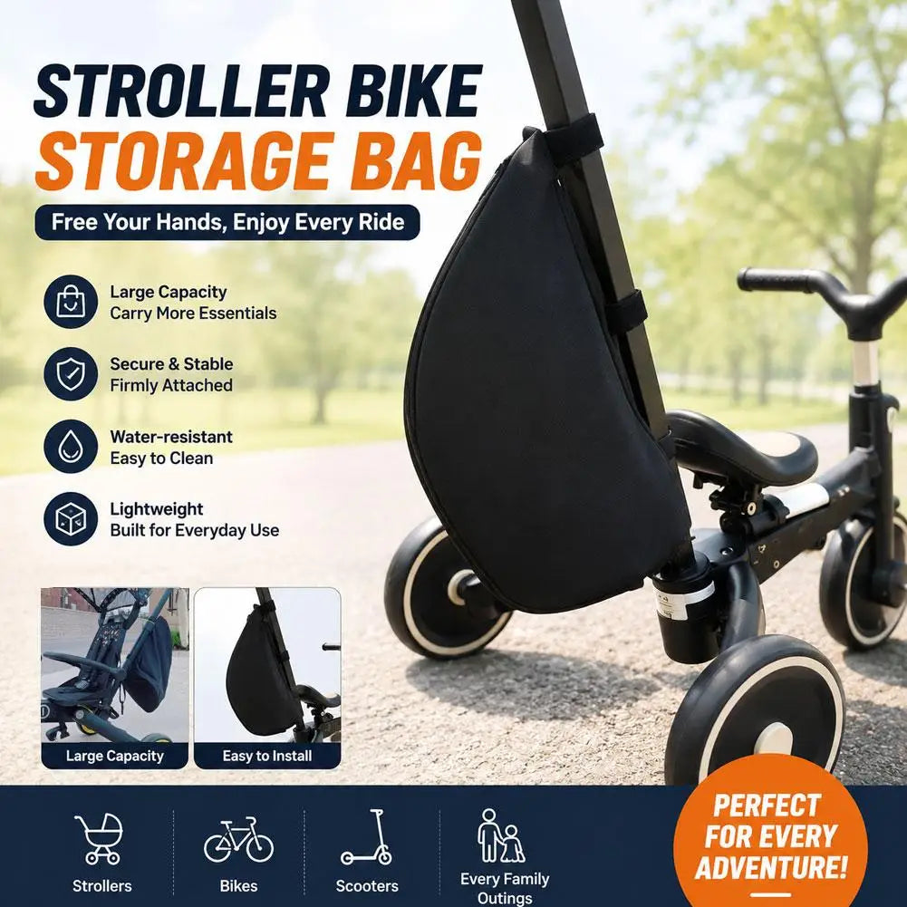 Large Capacity Stroller Storage Bag Baby Car Seat Storage Bag Shopping Bag Baby Carriage Hanging Bag Accessory Ultra-lightweight