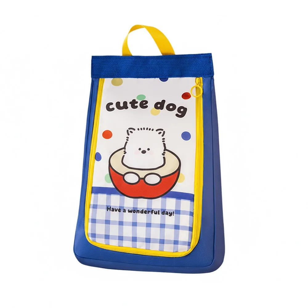 Convenient Double Layer Shoe Bag Cartoon Animal Separate Shoe Storage Bag Handheld Waterproof Travel Shoe Bag Shoe Protection