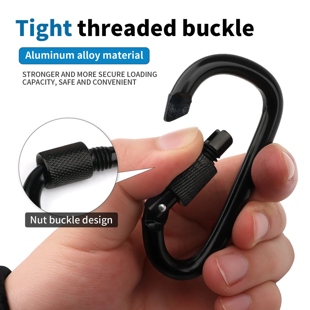 3/7/12Pcs Hex Shank Screwdriver Bit Holder 1/4 Inch With Carabiner Portable Quick-change Extension Bar Keychain Screw Adapter