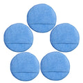 Car Wax Applicator with Finger Pocket, Buffing & Detail Polishing Foam Pads for Car Cleaning and Fine Polishing (5 inch,5 Pack)