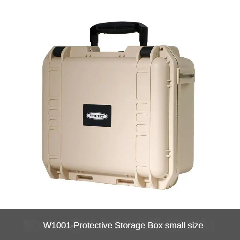 Portable Equipment Toolbox Waterproof Tool Box Hard Case Bag Tool Organizer Case Storage Box Safety Instrument Case PP Suitcase