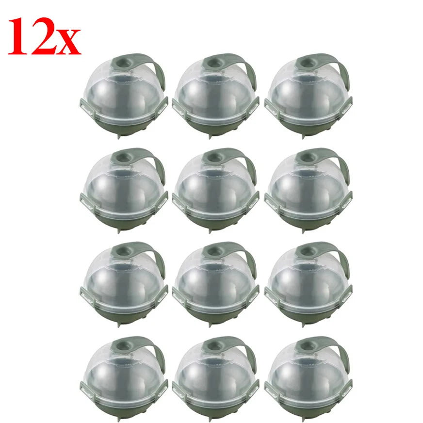 1/12x Round Ice Makers Ice Ball Mold Reusable Plastic Refrigerator Spherical DIY Moulds Kitchen Tools Quick Freezing Hockey Mold