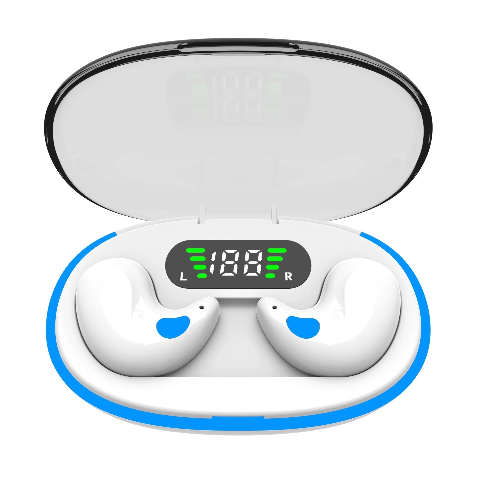 Sleep Wireless Headphones, Loud Volume, Matching Comfort, Touch Control, Semi-Open Back, No Tangles, with Wireless Charging Box