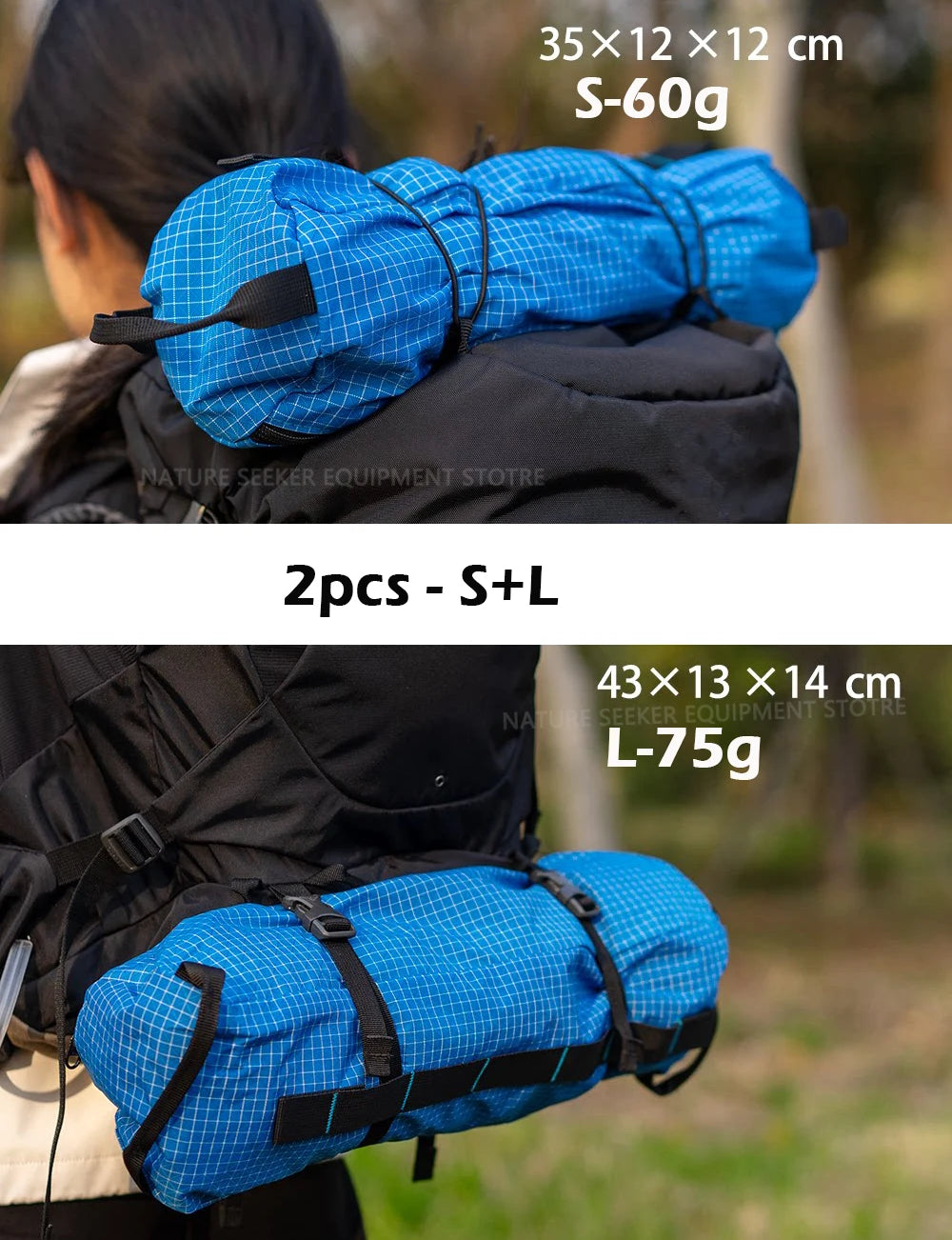 Lightweight External Hanging Bag for Backpack Tactical Hiking Camping Chair Storage Bags Tourism Travel Outdoor Gear Equipment
