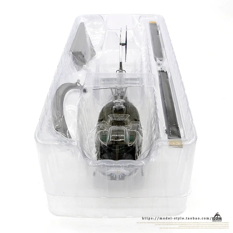 Diecast 1/48 Scale AF1 U.S. Army UH-1H Huey Helicopter 116th Wasp Squadron 674# Finished Military Aircraft Model Toy Gift