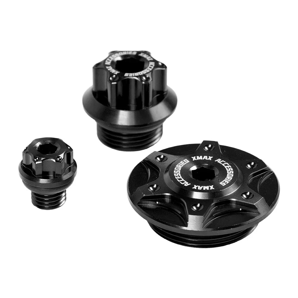 Tank Screw Cover Engine Oil Cap Decor Anti-theft Screw Modified Motorcycle For Yamaha XMAX 250 300 XMAX250 XMAX300 2017-2024
