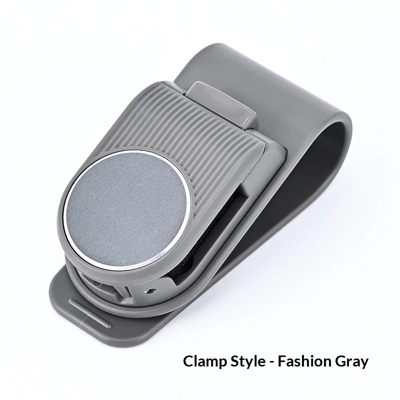 Multifunctional Car Sunglasse Clip Leather Sun Visor Organizer Auto Glasses Ticket Card Holder Universal Car Interior Accessorie