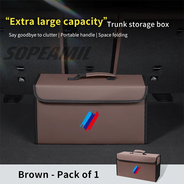 Car Trunk Organizing And Storage Box For BMW X1 X3 X5 X7 E46 E60 E70 E72 E87 E90 E92 G01 G05 G10 G15 G20 G30 F01 F10 F15 F20 F30