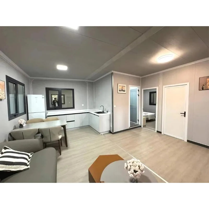 Detachable Container House with Bathroom 20 Feet Detachable Showroom Detachable Container House