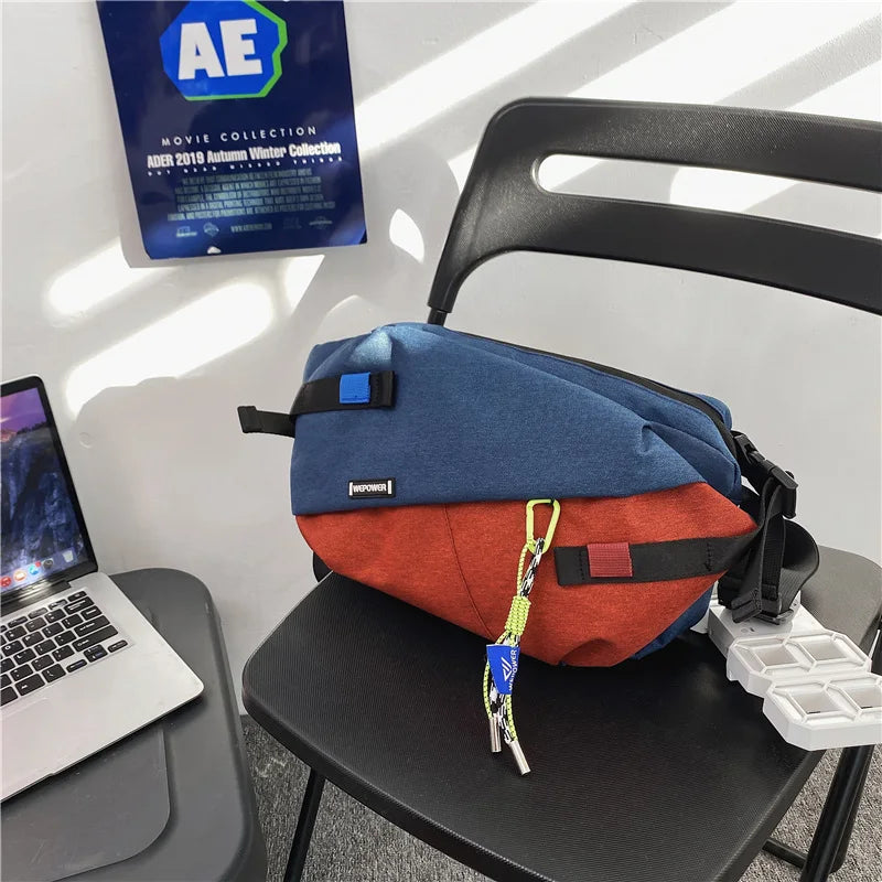 High Quality Nylon Panelled Waist Packs 2026 New Brand Unisex Chest Pack Casual Outdoor Travel Crossbody Bag Men Wasit Belt Bags