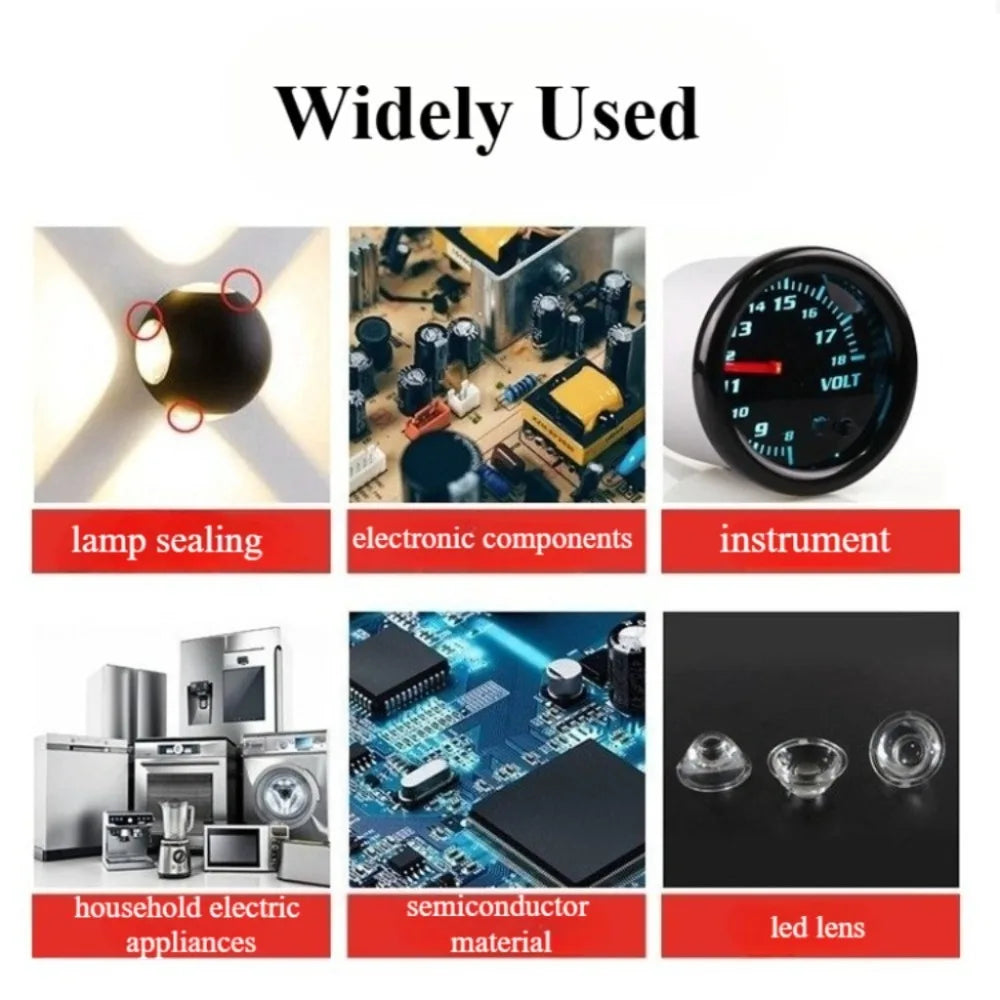 Silicone Industrial Adhesive 706RTV Silicone Rubber Translucent Electronic Waterproof Sealant Component Sealing Glue AntiLeakage
