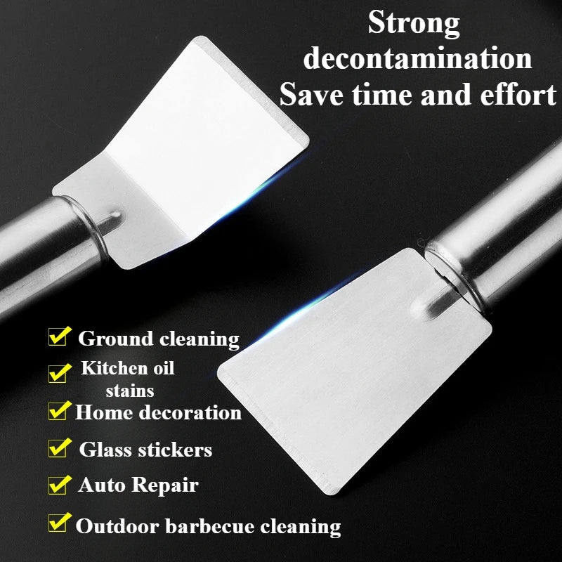 1pc BBQ Cleaning Spatula Clean BBQ Cleaning Tools Kitchen Degreasing Kitchen Utensils Hanging Knife Scraper