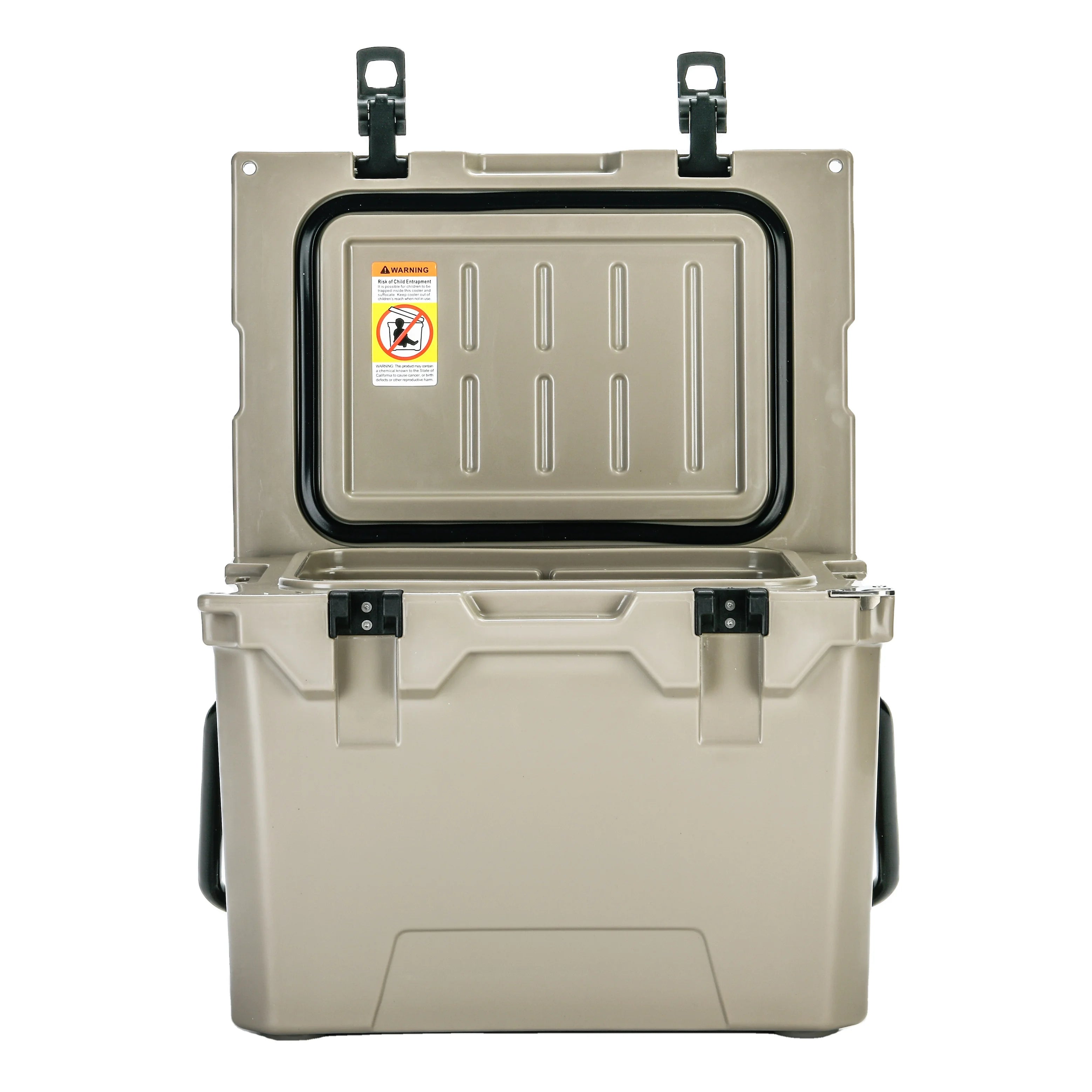 25QT Outdoor Portable Rotomolded Cooler With Aluminum Handle Heavy Duty Insulated Ice Chest For Fishing Picnic Food Storage