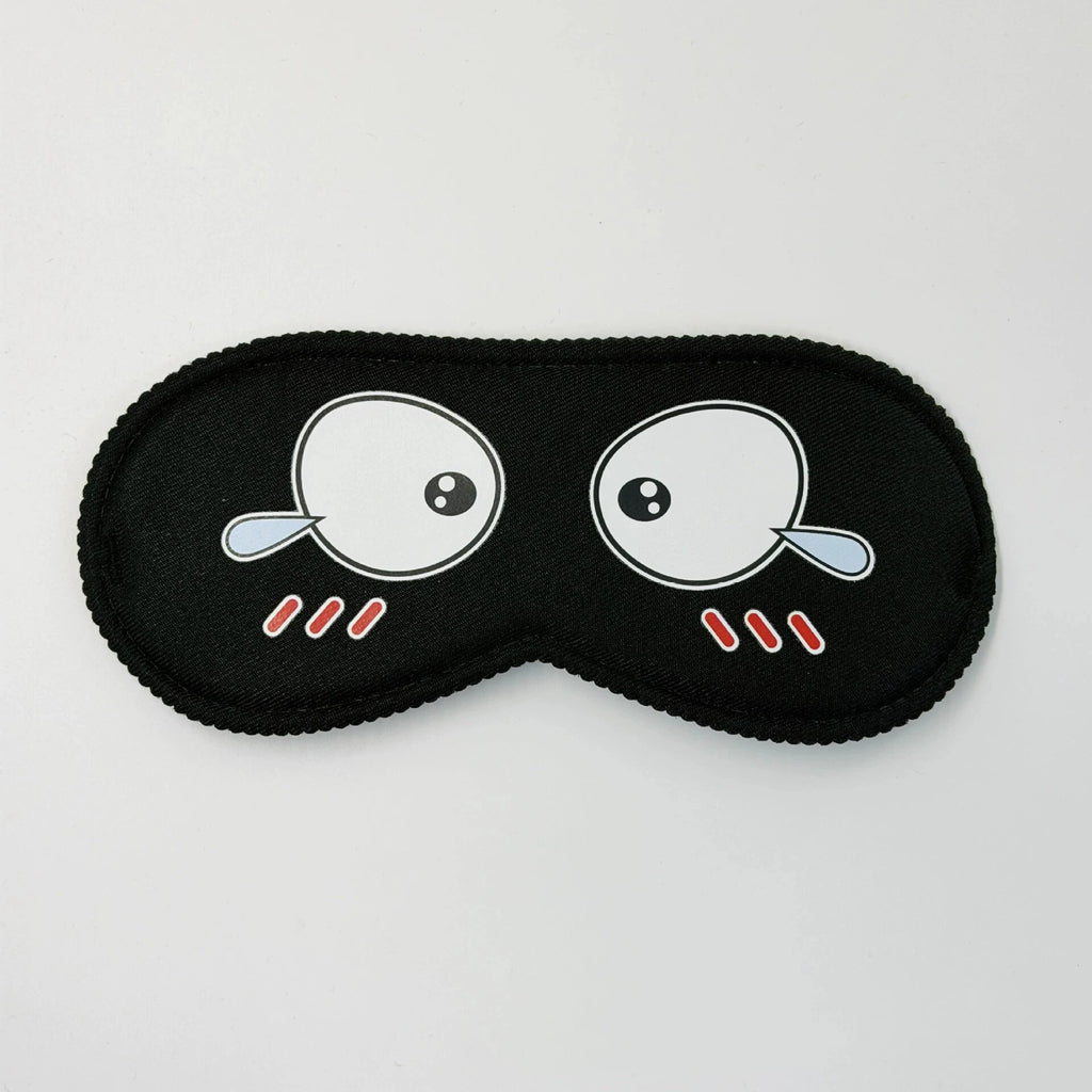 Cute Cartoon Sleep Mask Light Blocking Comfort Concave Eye Blindfold Soft Travel Sleeping Eye Mask for Women Men