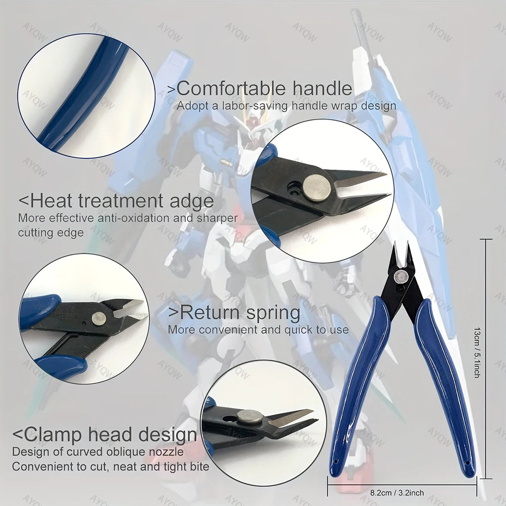 3D Metal Model Assembly Kit: Ergonomic Pliers, Tweezers & More - Precision Crafting Tools For Ages 14+