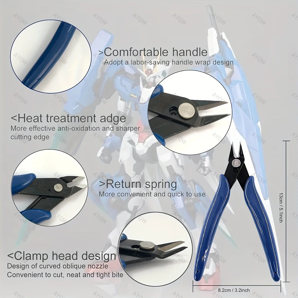 3D Metal Model Assembly Kit: Ergonomic Pliers, Tweezers & More - Precision Crafting Tools For Ages 14+