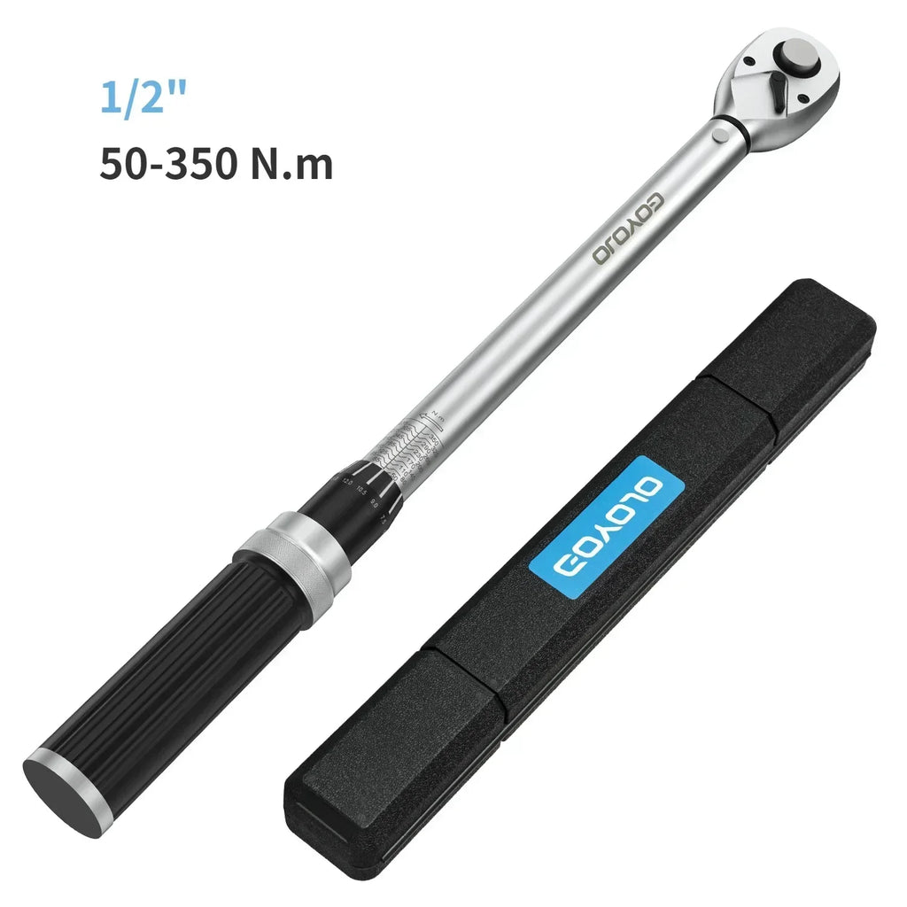 1/4 3/8 1/2 Torque Wrench 40-220N.m Square Drive Torques Key Professional Torque Wrench 50-350N.m Bicycle Automotive Repair Tool