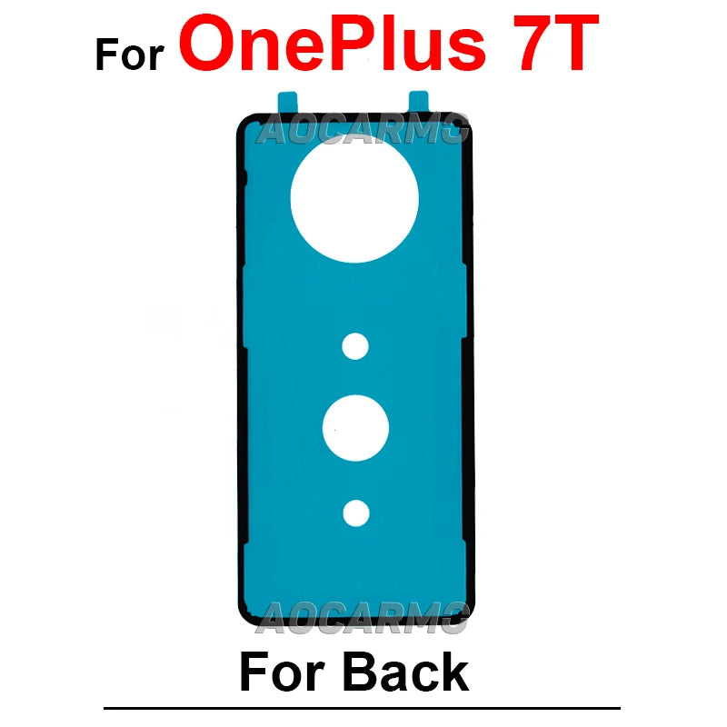For OnePlus 6 6T 7 7T 8 8T 13R 9 10R 10 Pro 9R 9RT Nord Rear Door Housing Back Cover Adhesive 1+8Pro Sticker Tape Glue