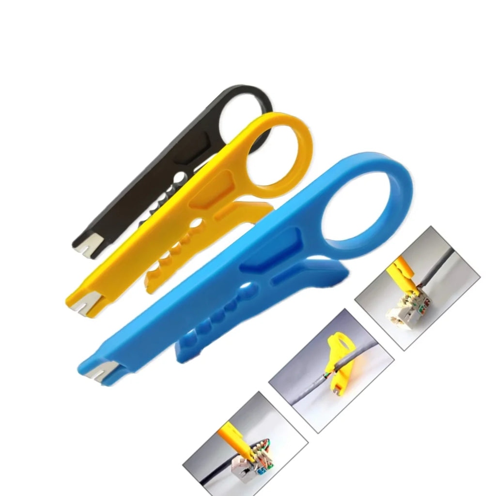 Mini Portable Wire Stripper Knife Crimper Pliers Crimping Tool Cable Stripping Wire Cutter Multi Tools Cut Line Pocket Multitool