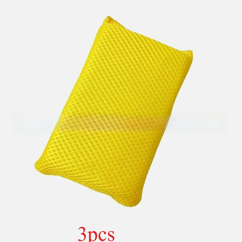New 15x9x4cm Microfiber Bug Scrubber Sponge Pad, 6-Pack Car Wash Sponge, Car Cleaning Sponge Block Sponge Cloth Sponge Block