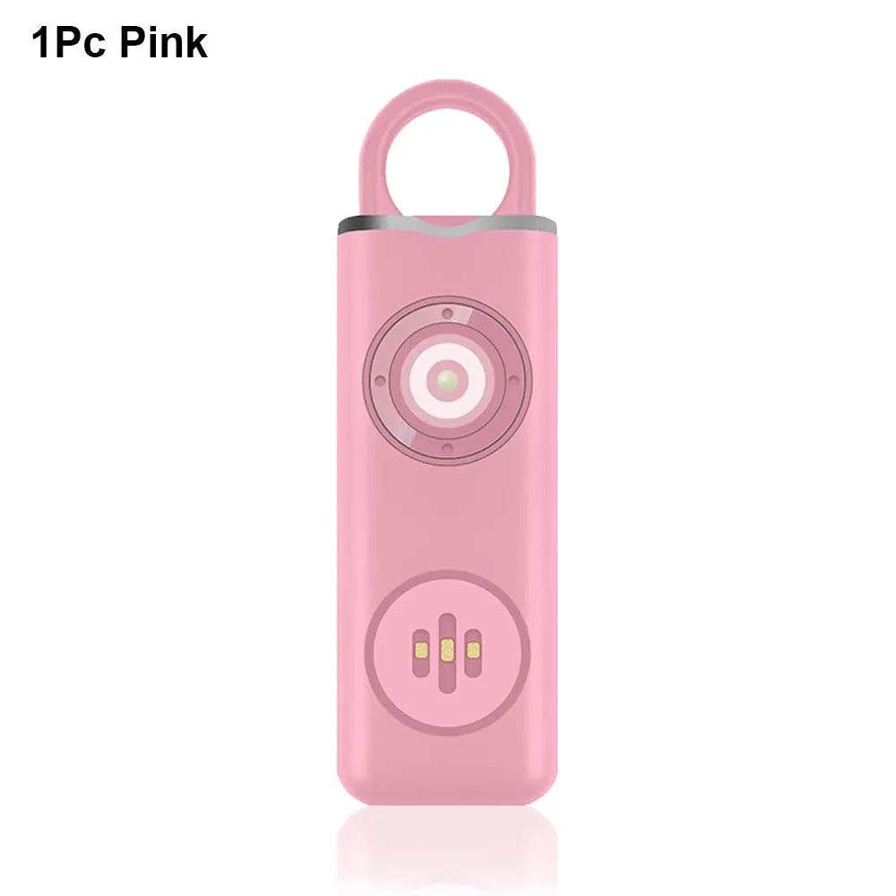 Awapow Personal Defense Alarm 130dB With LED Light Rechargeable Self Defense Woman Safety Alarm Key Chain Emergency Anti-Attack