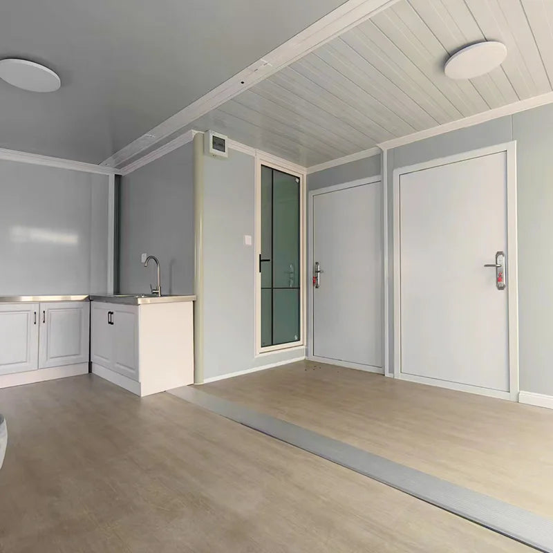 CustomizedPrefabricated Expandable Container Folding House Modern with Trailer on Wheels Container Expandable House