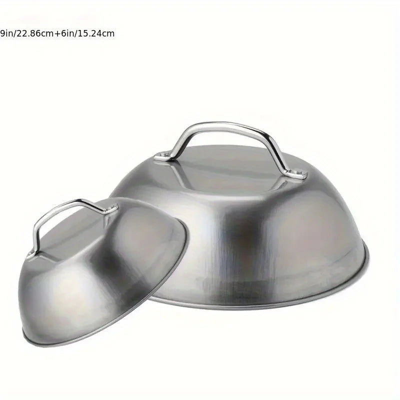 Barbecue Tool Barbecue Cover, Stainless Steel Oven Dome Cover, Outdoor Camping Picnic Cooking Accessories