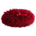 Women kisslock Faux Fur Clutch bag winter warm dark grey pouch frame clasp bag with chain crossbody