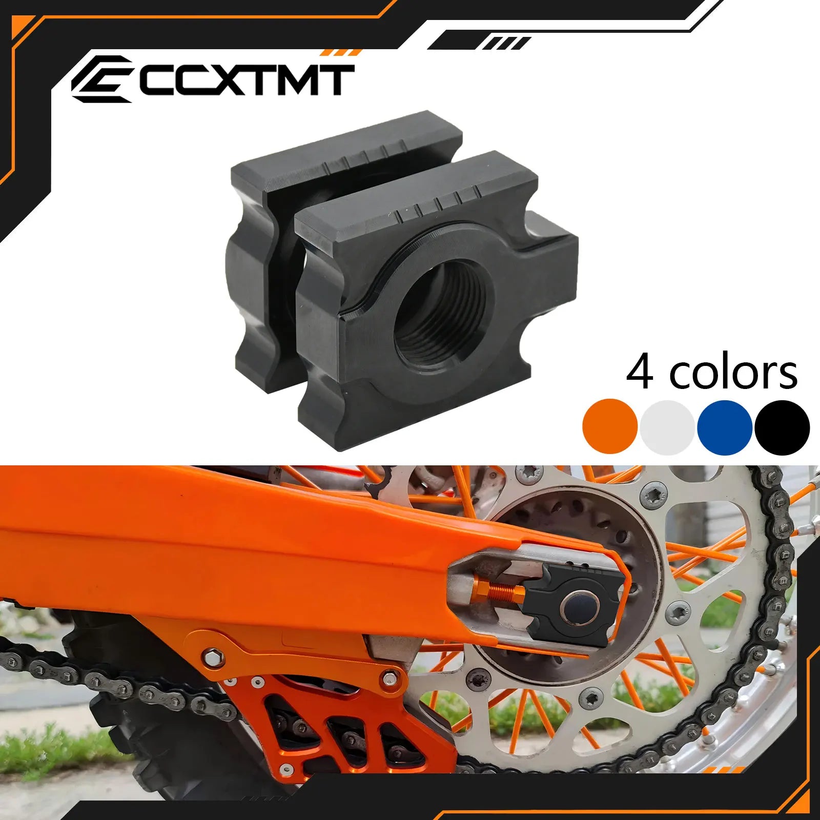 Motorcycle 20mm Chain Adjuster Regulator Sliders For Husqvarna TC TE TX FC 125-450 For KTM EXC EXCF XC XCF XCW SX SXF 125-530