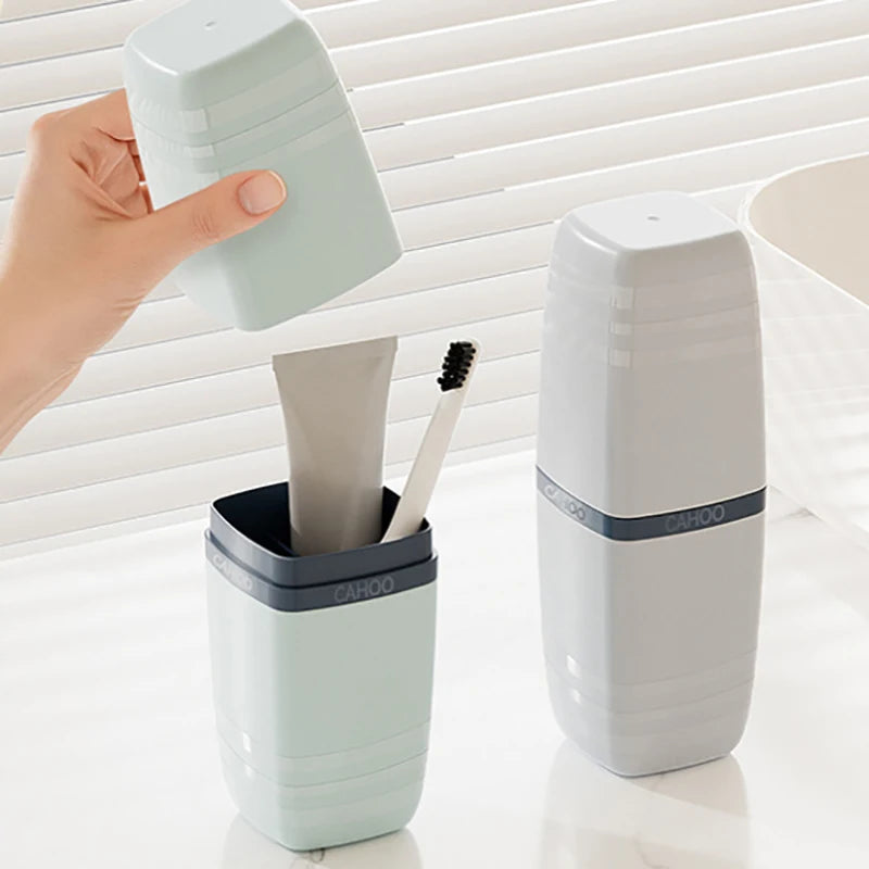1 PCS Toothbrush Cup Washing Set Travel Portable Multifunctional Storage Supplies
