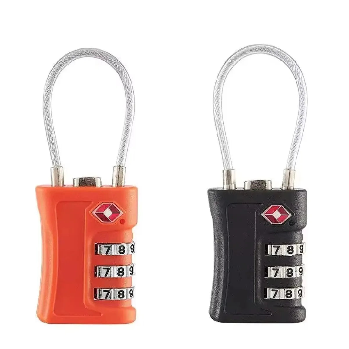 New TSA Customs Colorful Code Lock for Travel Luggage Password Changeable Lock Contrast Color Design Padlock Cabinet Locker