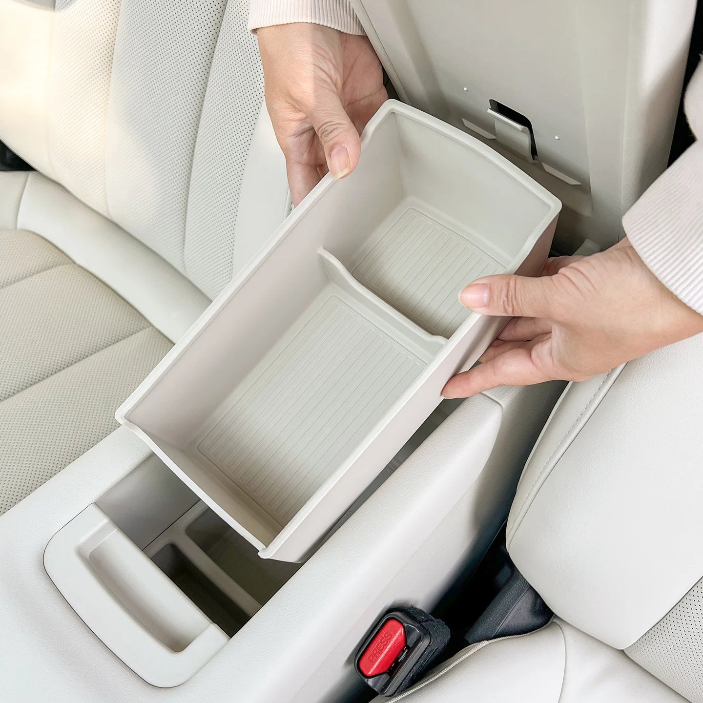 For GWM Ora 5 Car Styling Armrest Compartment Storage Box Center Console Organizer Cover Protector Decoration Accessories
