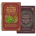 Natural Remedies Handbook with Ancient Cures for Family Health PP Cover Waterproof Notebook for Home Office Travel Gift