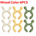 Silicone Deer Ear Spatula Rack Universal Anti-scalding Spoon Holder Heat-resistant Shovel Clip Overflow Pot Clips Kitchen Gadget
