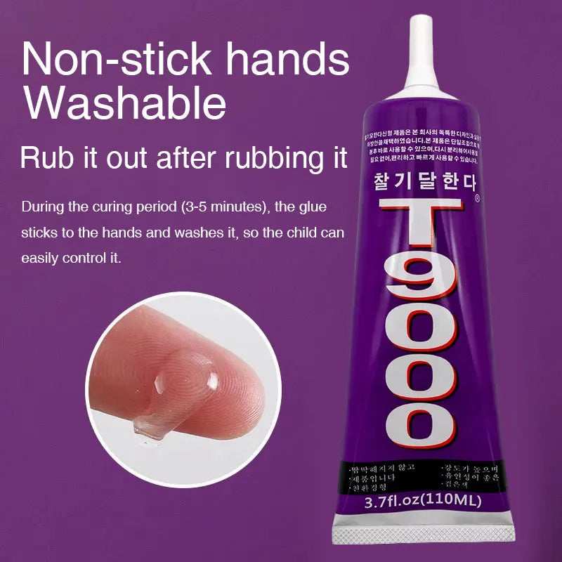 1PCS T9000 Building Block Glue Transparent Soft Multi-purpose 15/50/110ML Adhesive DIY Daily Use Glue Repair Model Toy