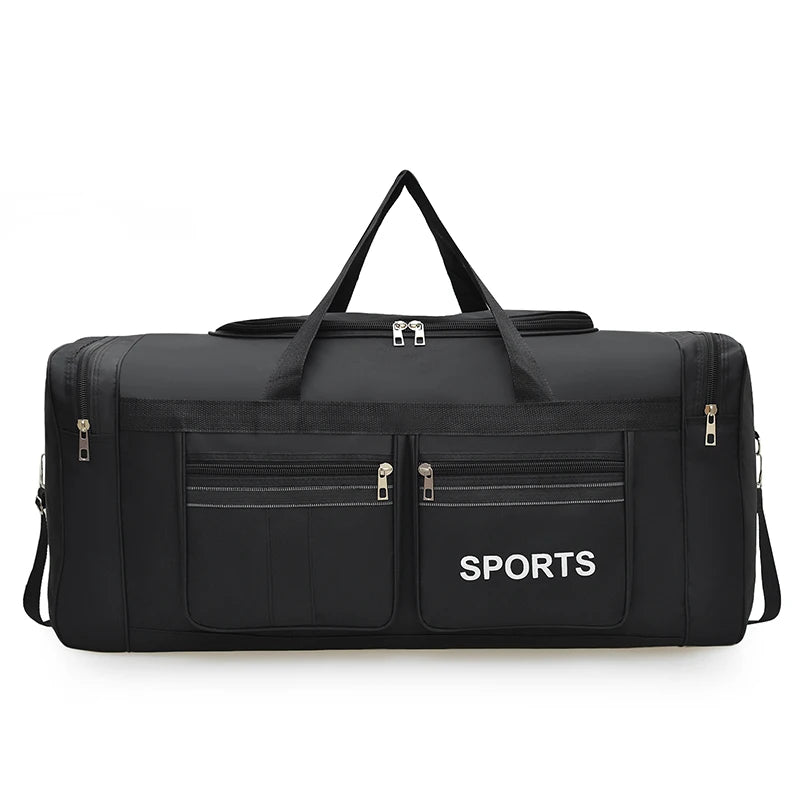 Men's Foldable Travel Bag, Sports Travel Bag, Moving Bag, Cross-Body Storage Luggage Bag