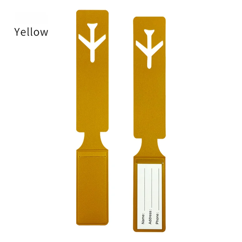 Fashion Cute PU Luggage Tags for Women & Men – Suitcase/Bag Tags with Name/ID/Address Label | Travel Accessories