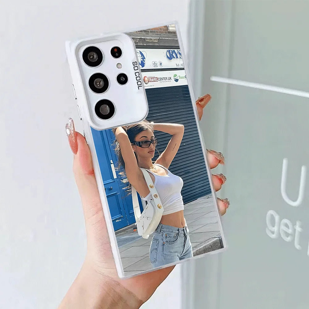 Personalised Customized DIY Electorplated Phone Case For Samsung Galaxy S26 25 24 23 22 21 20 Ultra Plus Edge FE 2022 Back Cover