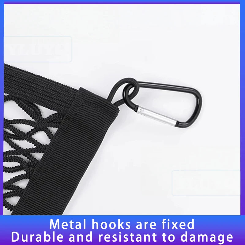 For Toyota bZ4X trunk net pocket double-layer nylon luggage storage pocket non-slip fixed 2022-2025 car interior accessories