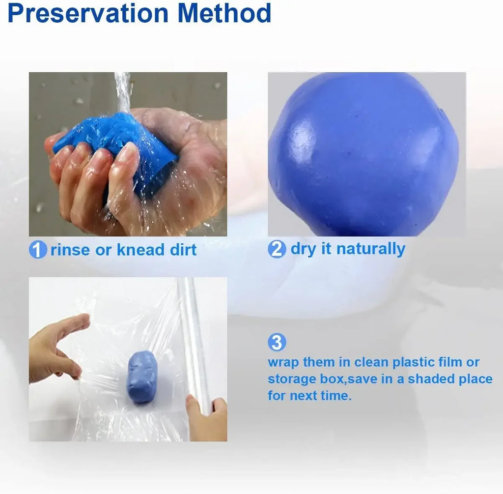 Car Clay Bar Auto Detailing Magic Clay Bar Paint Surface Cleaning Mud Remove Dirt Contaminants For Car Washing Polishing
