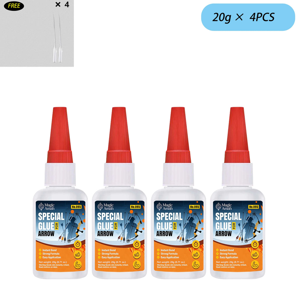 1-5Pcs Special Arrow Glue, Instant Bond Strong Adhesive for Bow and Arrow, Archery Fletching & DIY Repairs