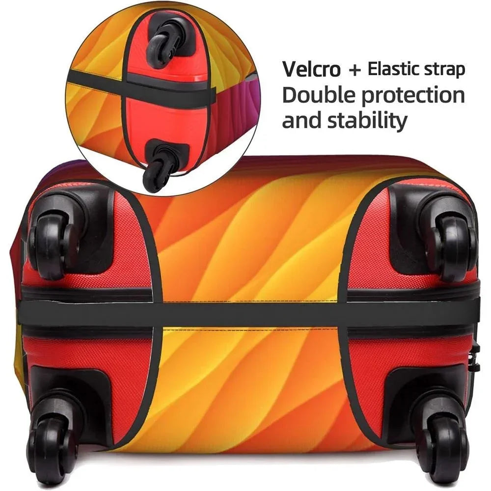 Luggage Cover Stretch Fabric Suitcase Protector Baggage Dust Case Cover Suitable for18-32 Inch Suitcase Case Travel \[p';[[l