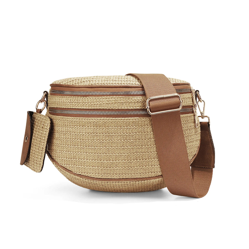 New checkered crossbody bag, shoulder bag, large-capacity shell bag