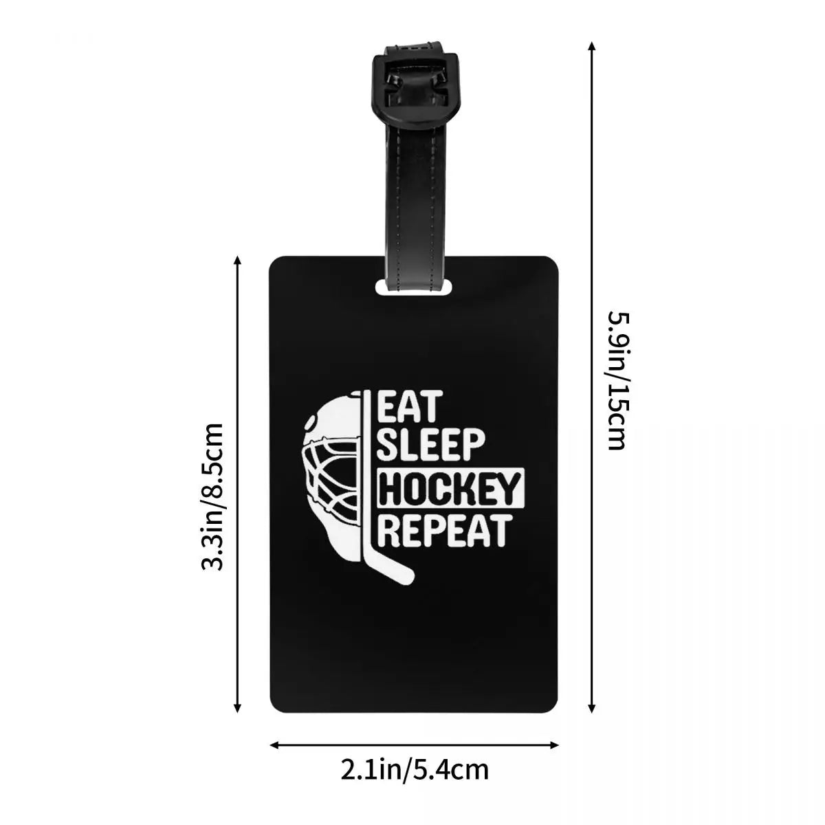 Funny Hockey Quote Hockey Quotes Luggage Tags Suitcase Accessories Travel Baggage Boarding Tag Label Holder ID Name Address