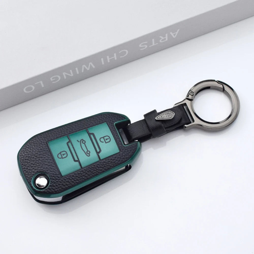 TPU Car Key Case Fob for Opel Corsa D F A E Grandland X Crossland Combo Cap for Citroen C4 Cactus C5 Aircross Berlingo Fob