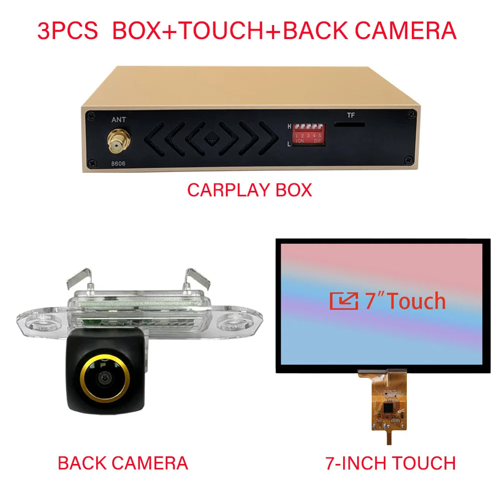 Wireless Apple Carplay Android Auto Module Car AI Box For Volvo XC60 XC70  S60 S80  V60 V70 V40 (2011-2019) Mirror Link Decoder