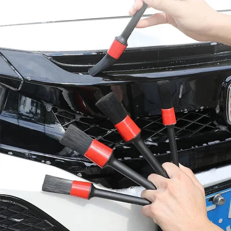 Portable Car Wheel Tire Detailing Brushes Car Wheel Rim Cleaning Maintenance Tool Kit Car Bicycle Motorcycle Cleaning Tools