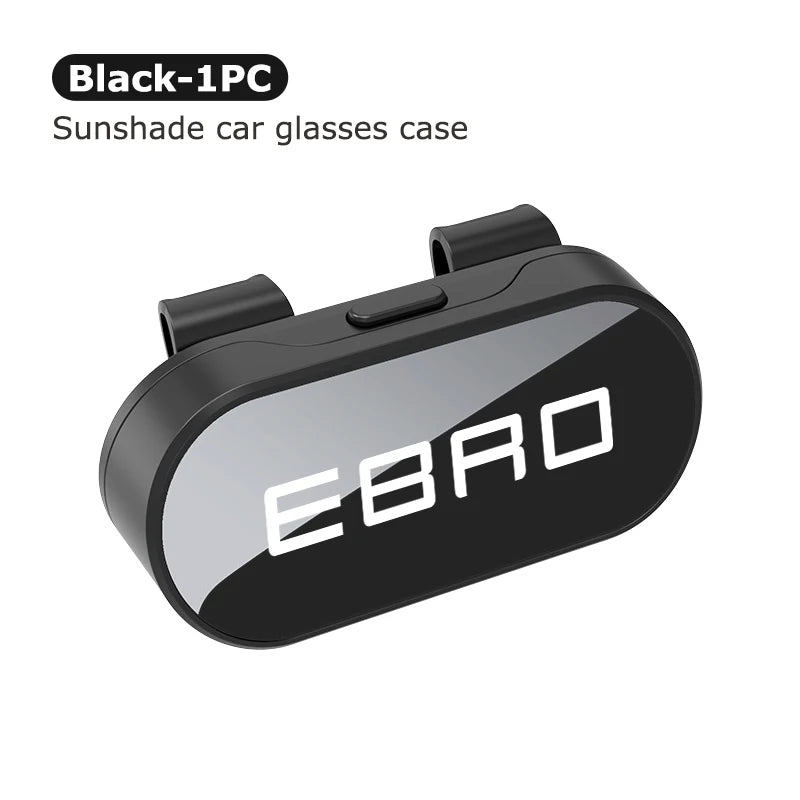 Auto Sun Visor Glasses Storage Box Portable Car Sunglasses Holder For Ebro S400 S700 S800 Omoda 5 C5 Jaecoo J7 J8